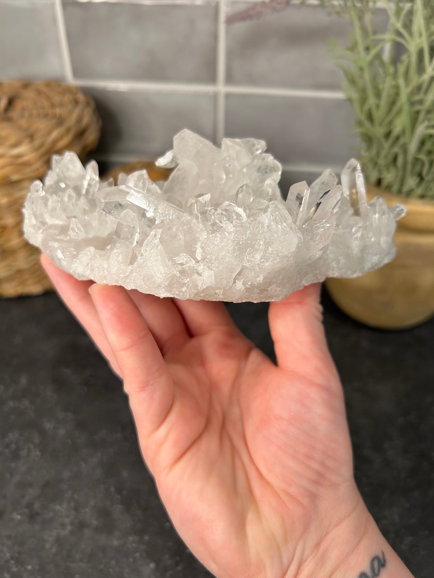 Clear Quartz Cluster