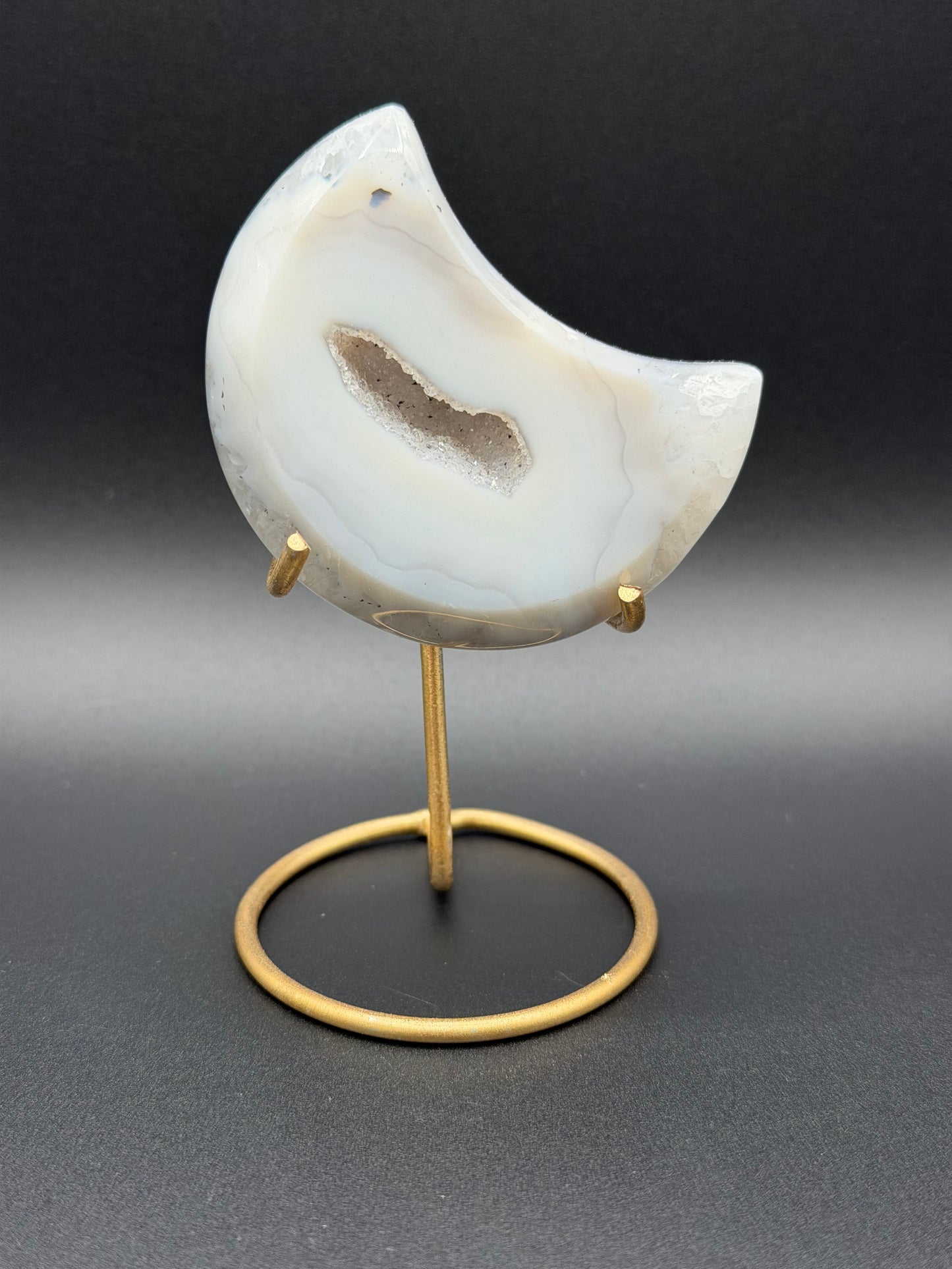 Druzy Agate Moon