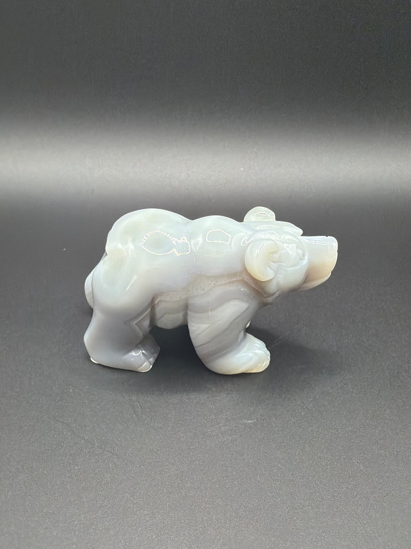 Druzy Agate Bear