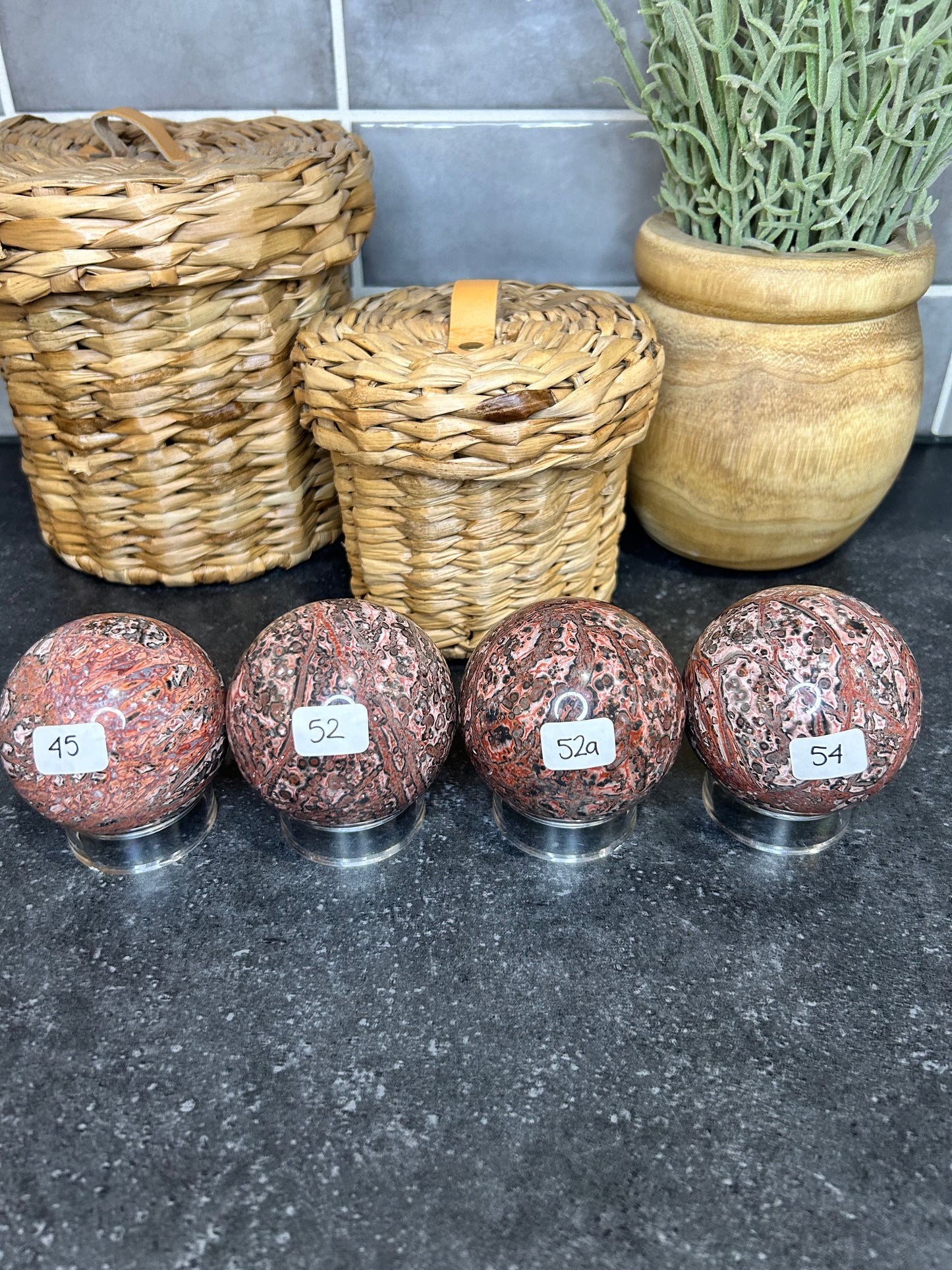 Leopard Skin Jasper Spheres