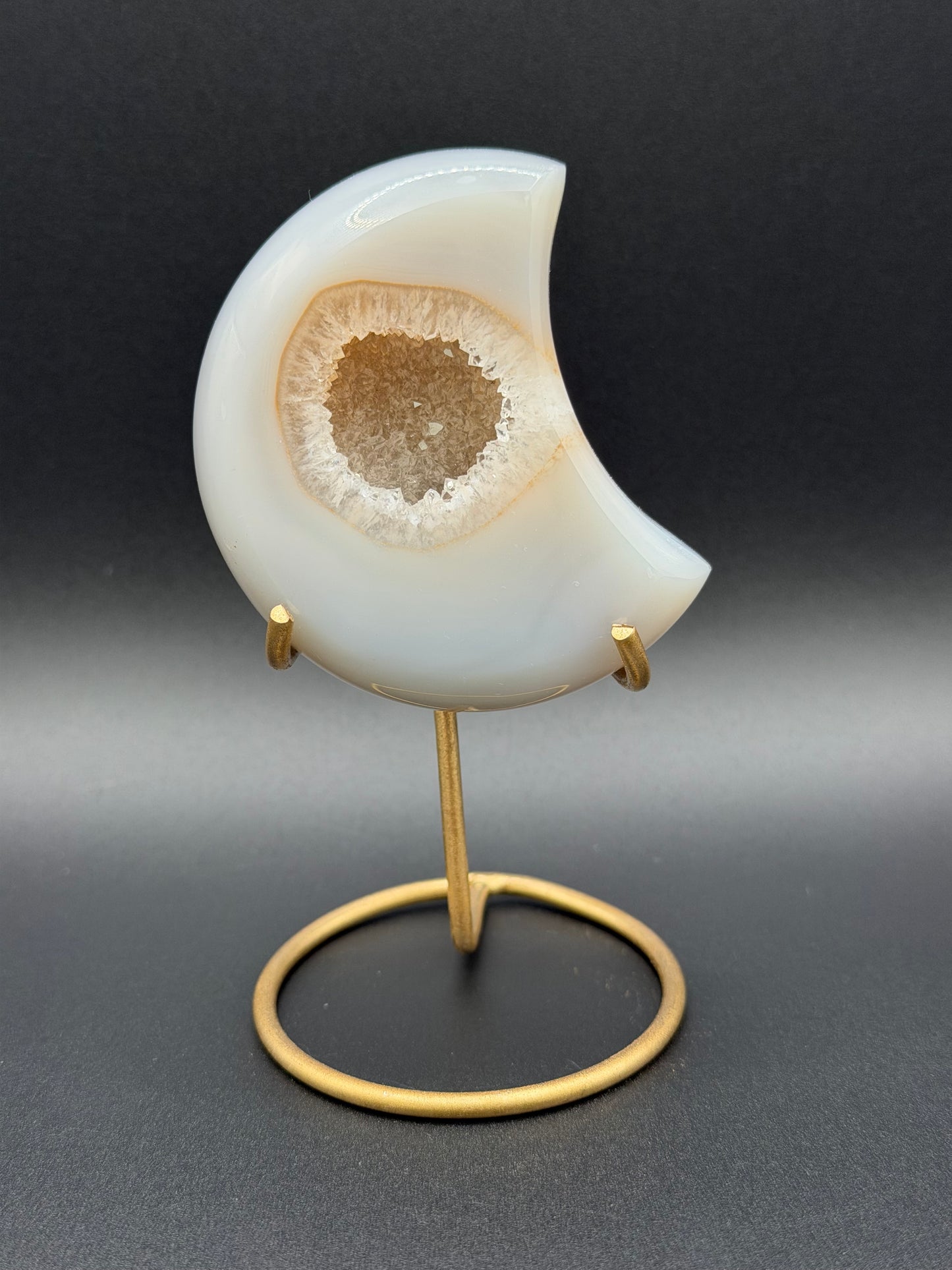 Druzy Agate Moon