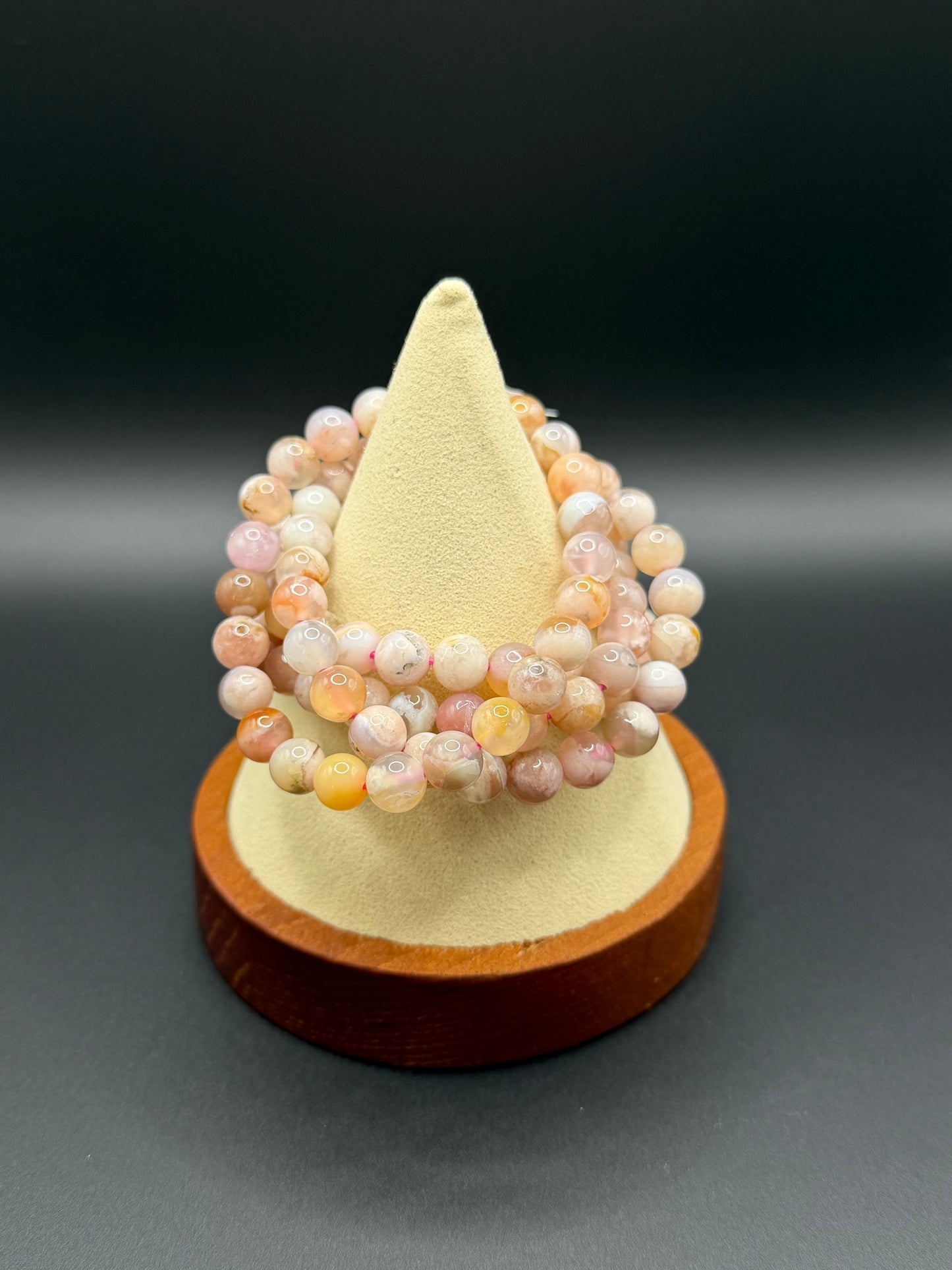 Flower Agate Bracelets