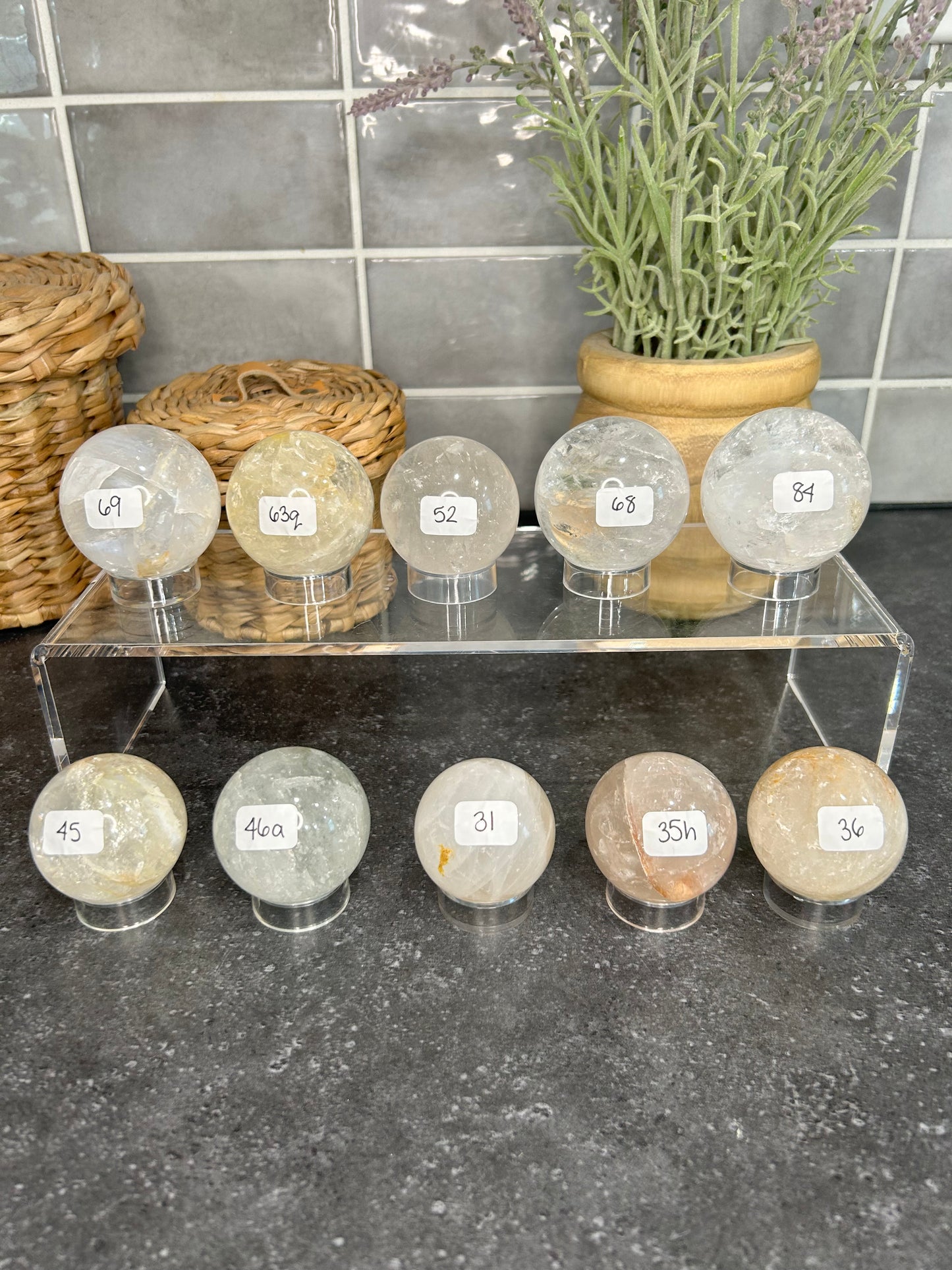 Himalayan Quartz Spheres