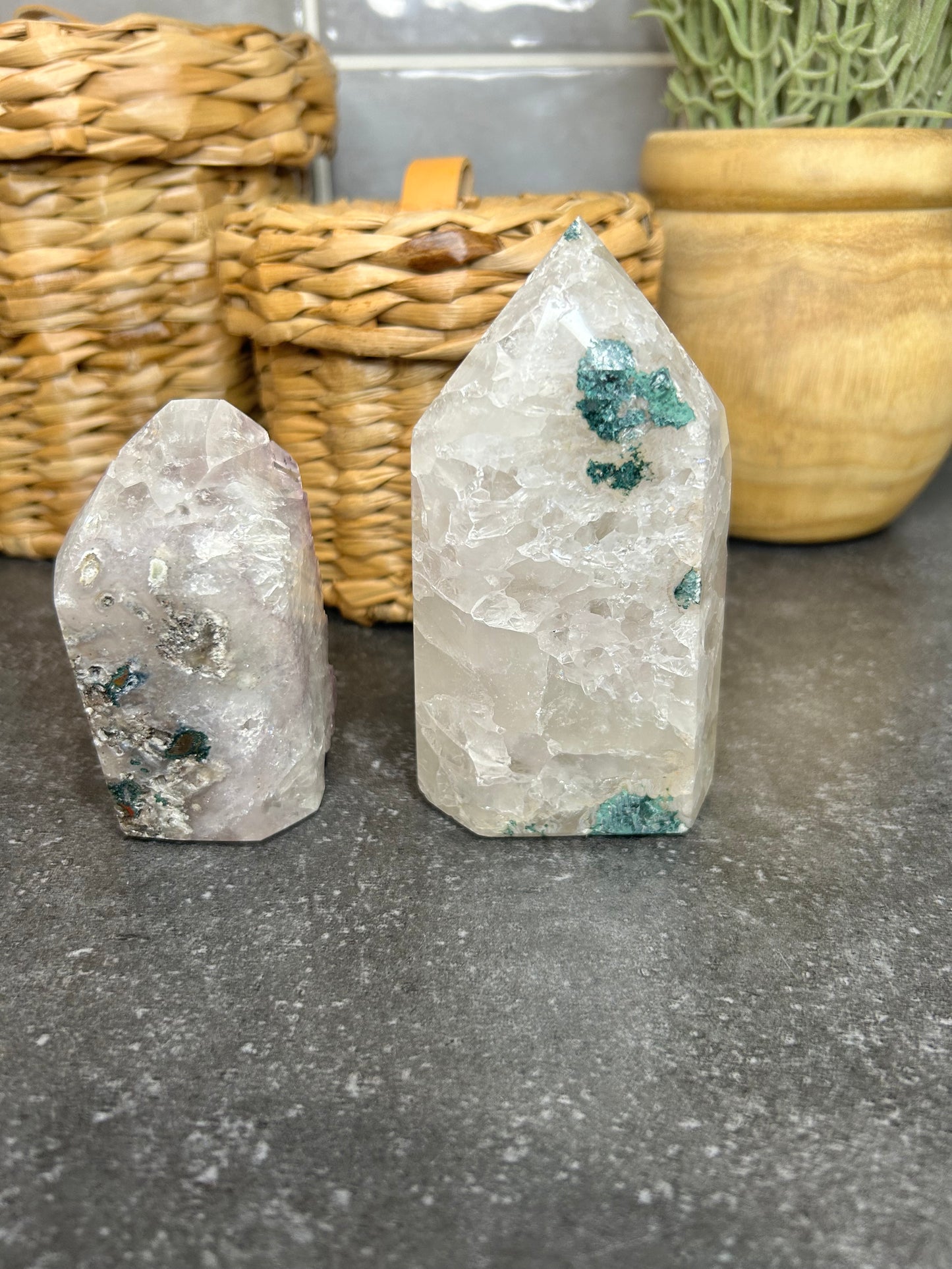 Amethyst & Quartz Towers
