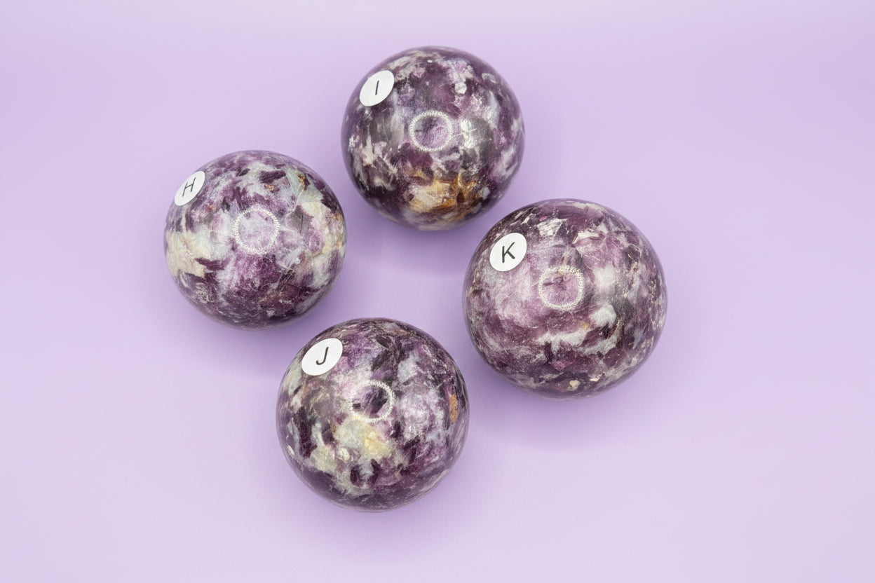 Lepidolite Spheres