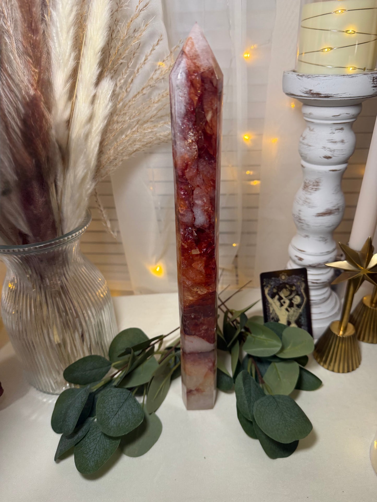 Fire Quartz Statement Tower