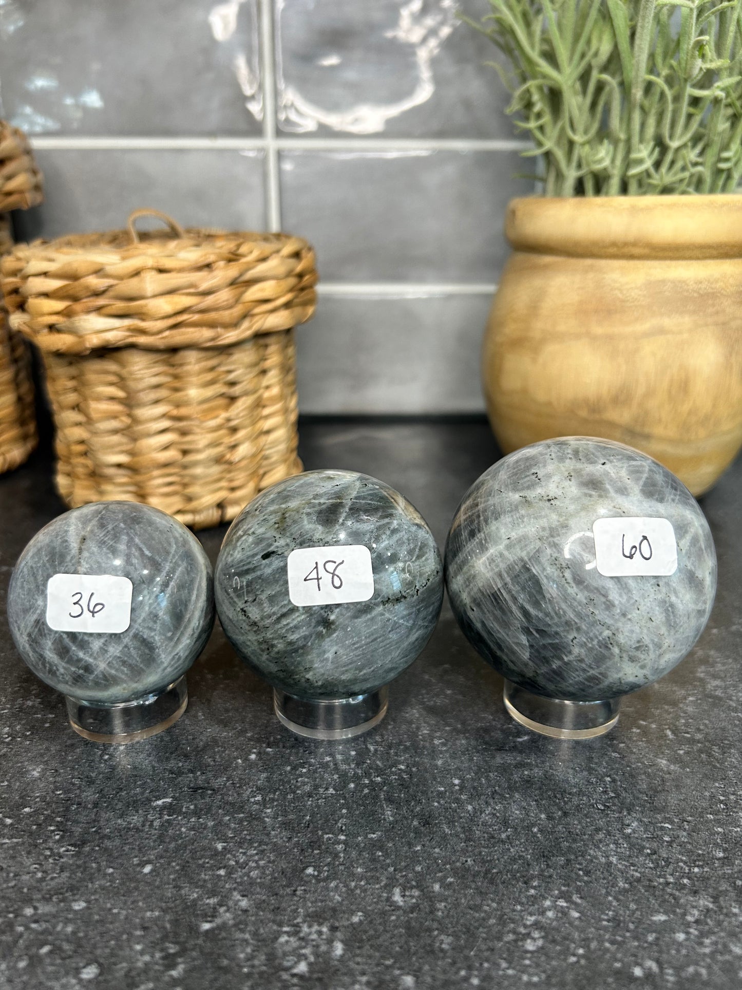 Labradorite Spheres