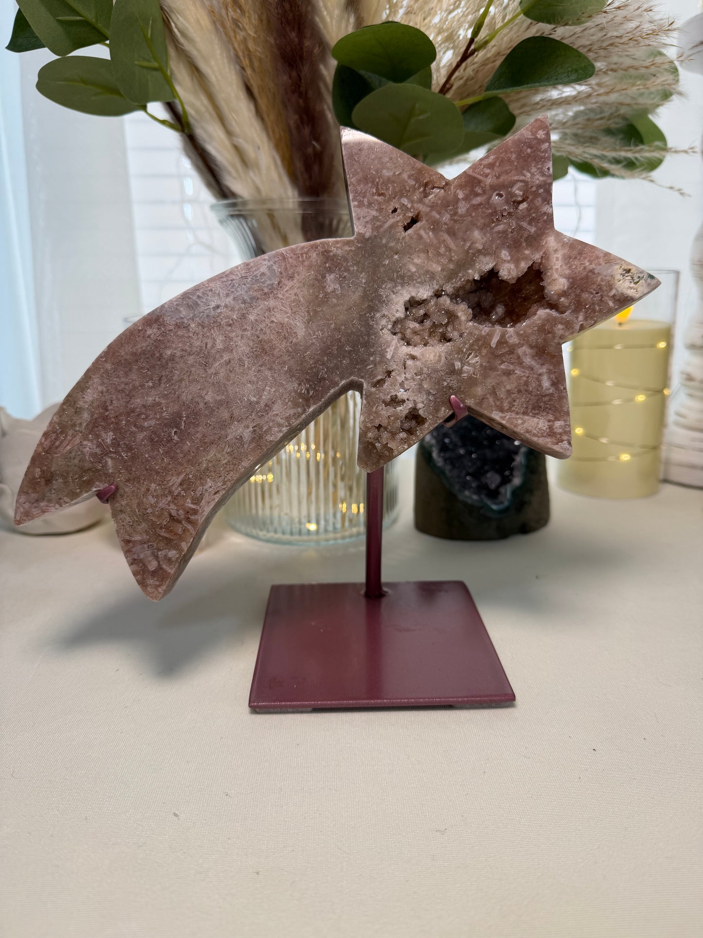 Pink Amethyst Shooting Star