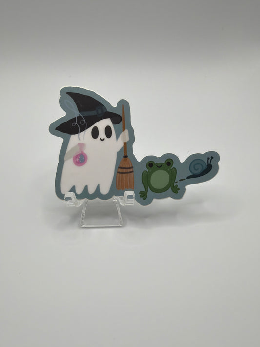 Witch Ghostie & Friends Sticker