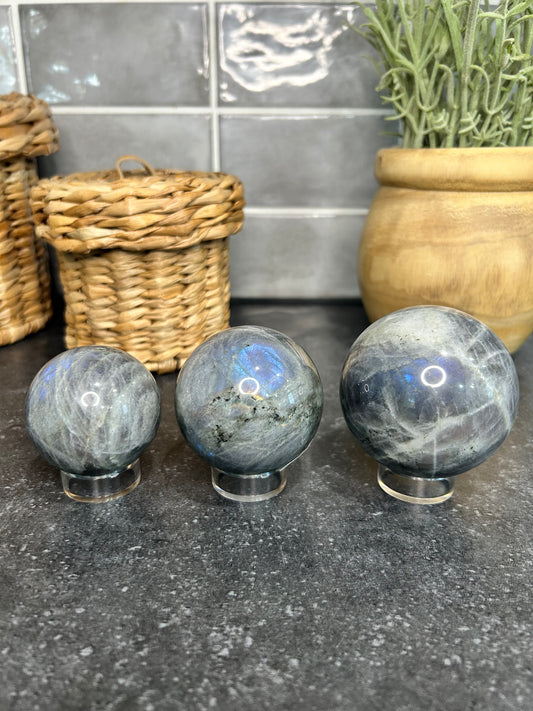 Labradorite Spheres