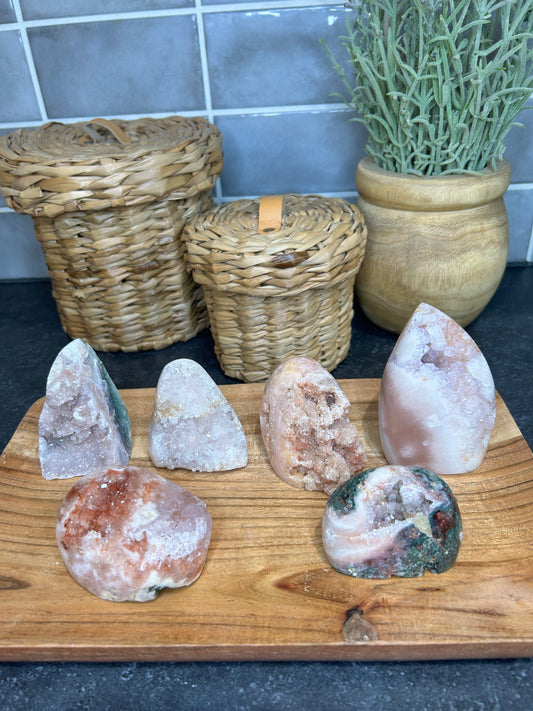 Pink Amethyst Freeforms