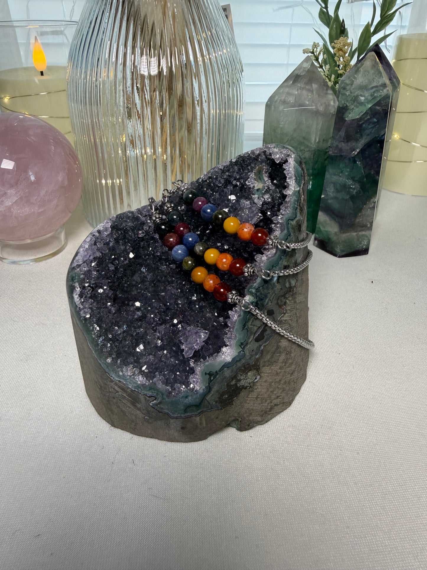 Rainbow Pride Crystal Bracelet