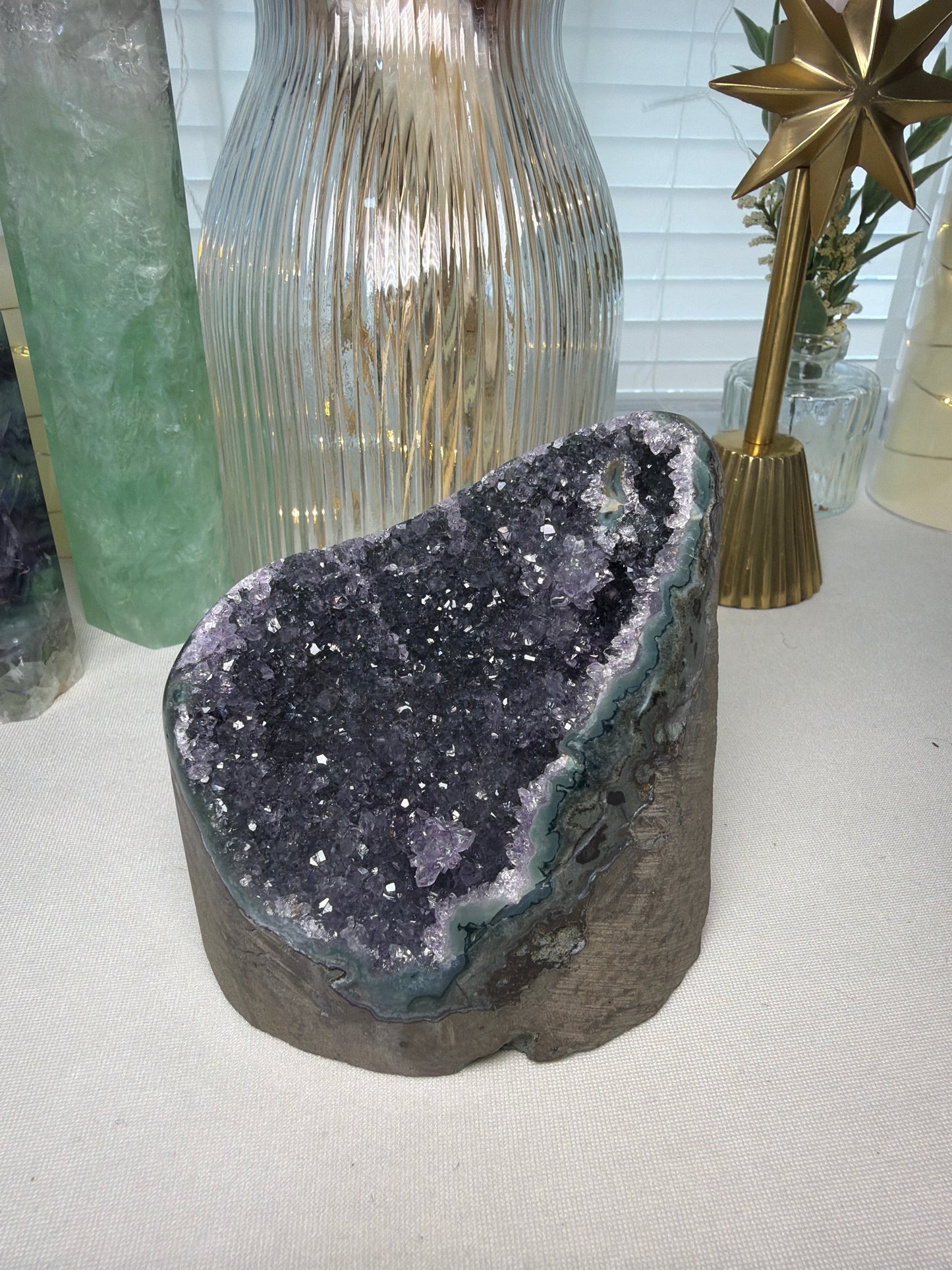 “Fairy Cave” Amethyst Cutbase