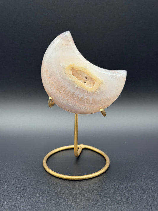 Druzy Agate Moon