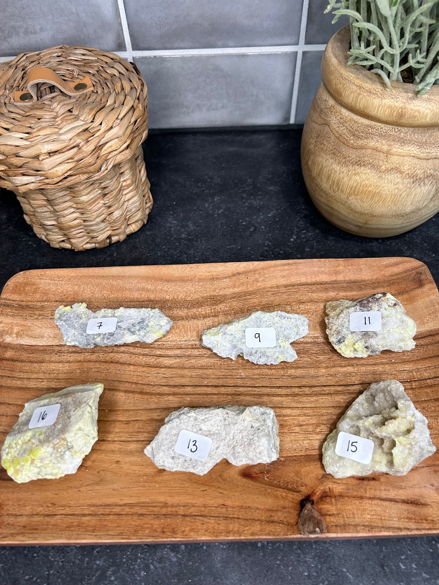 Sulfur Specimens