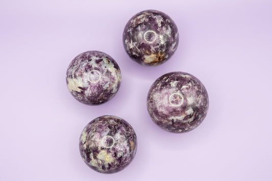Lepidolite Spheres