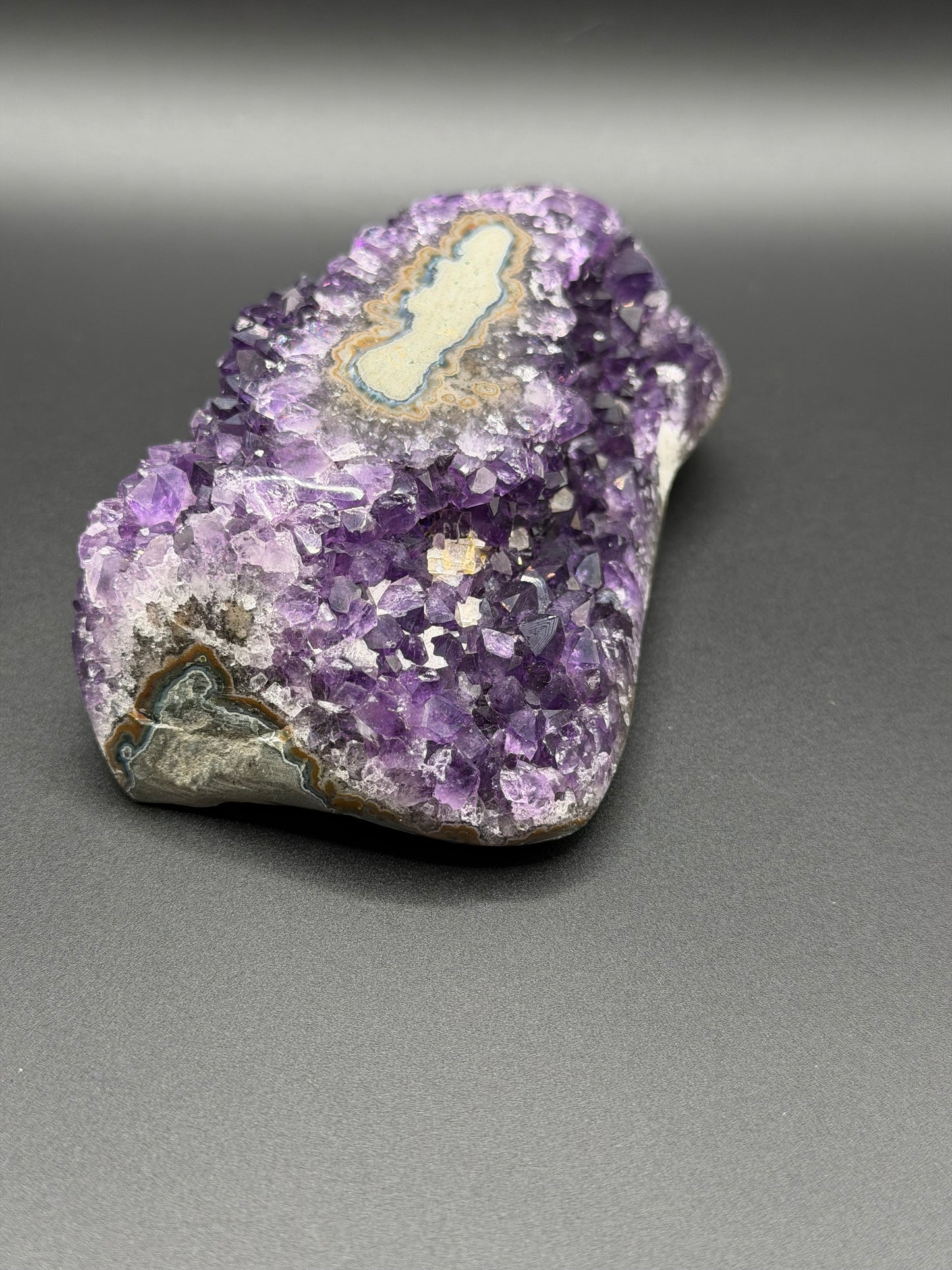 Polished Amethyst Stalacite
