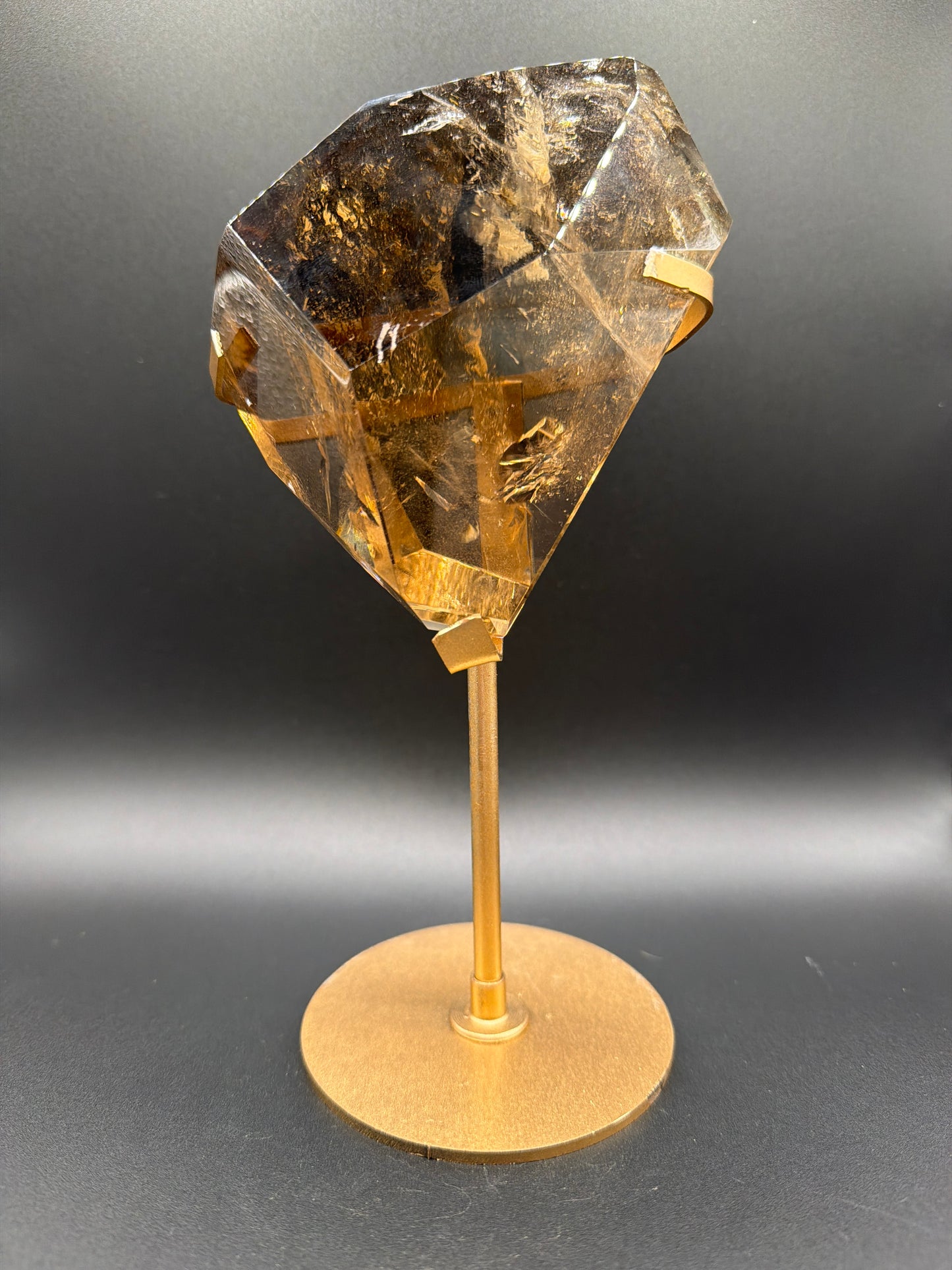 Smokey Quartz Freeform on Stand