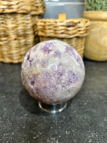 Pink/Purple Amethyst Sphere