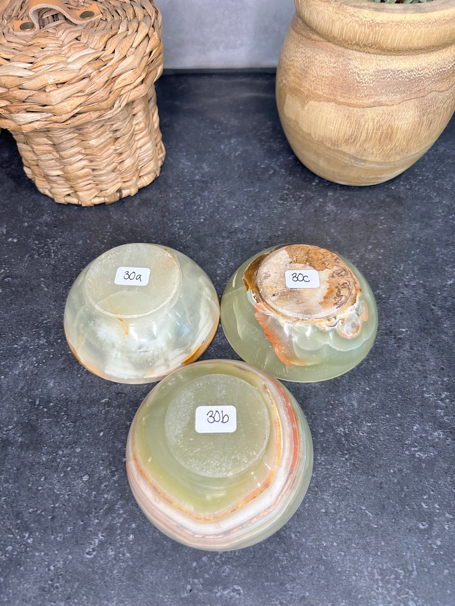 Green Onyx Bowl - Medium