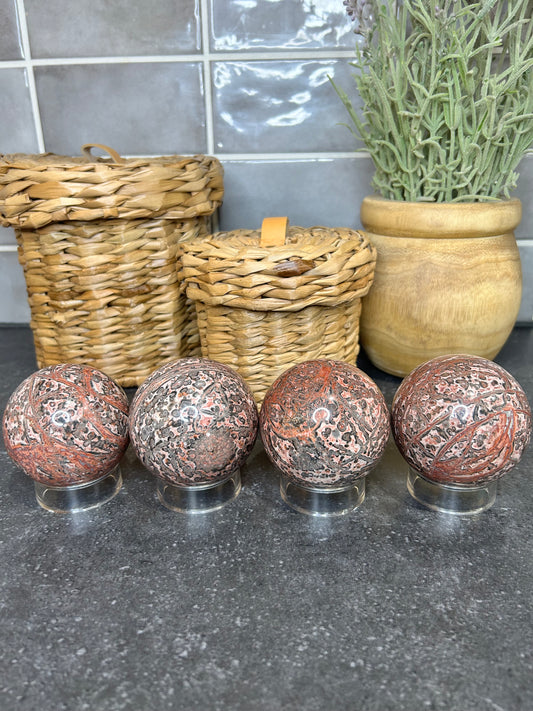 Leopard Skin Jasper Spheres
