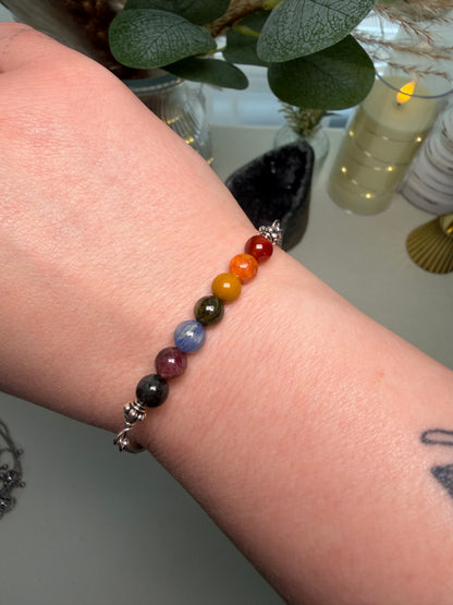 Rainbow Pride Crystal Bracelet