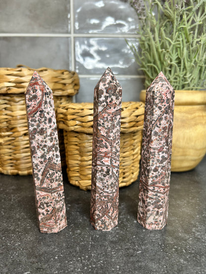 Leopard Skin Jasper Towers