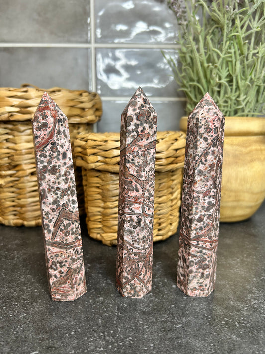 Leopard Skin Jasper Towers