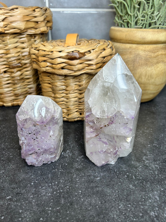Amethyst & Quartz Towers