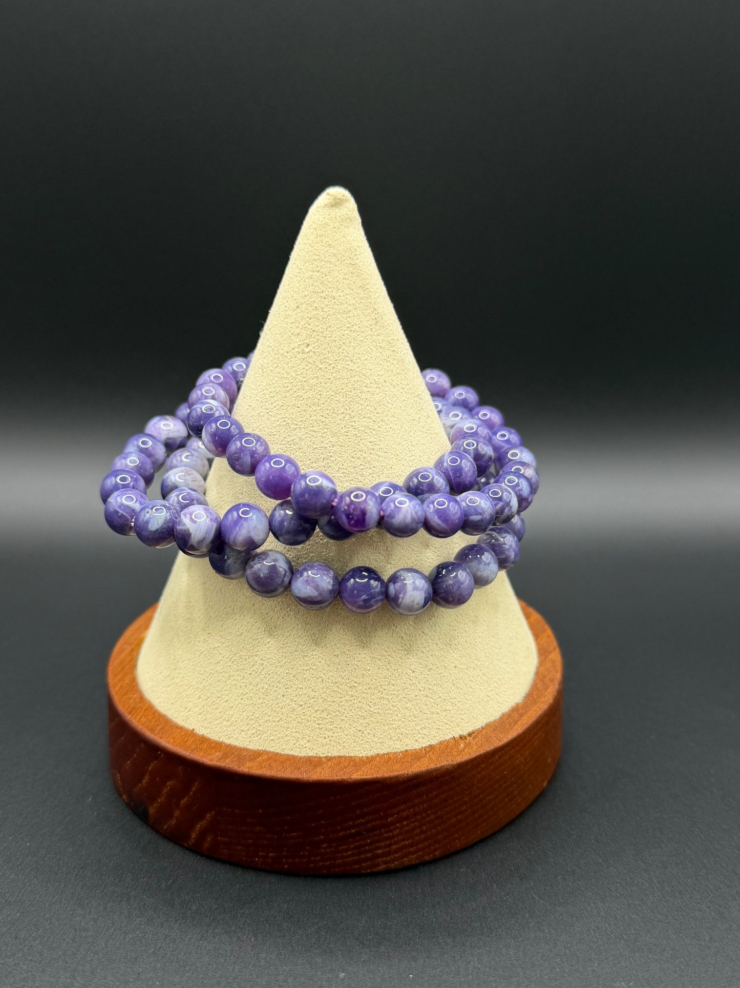 Purple Chalcedony Bracelets