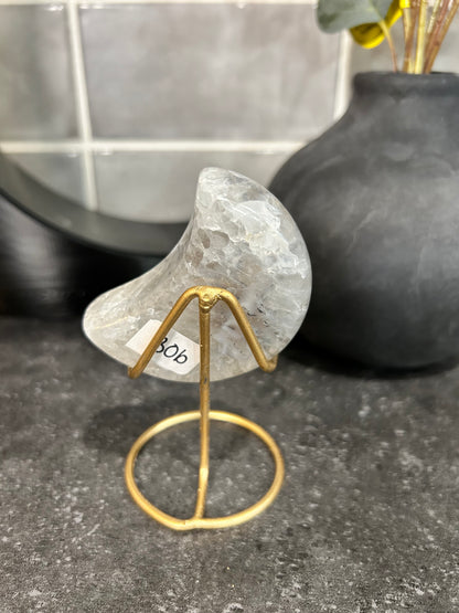 Druzy Agate Moon 30b