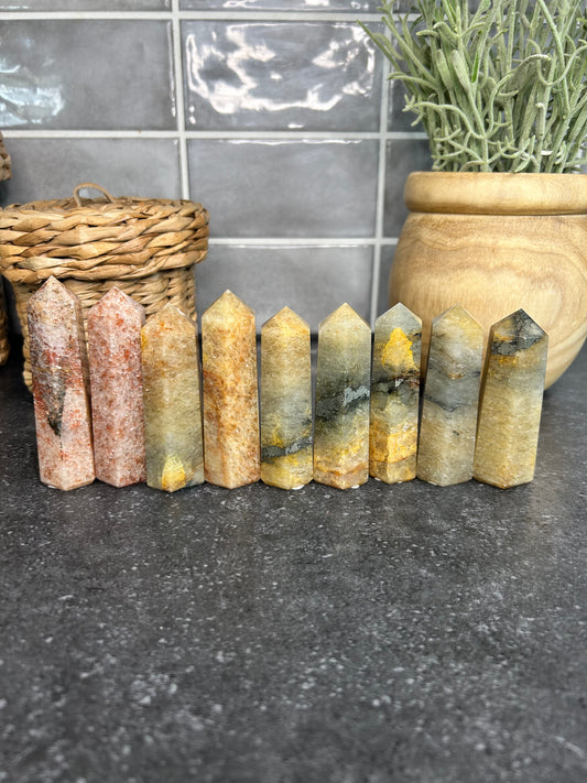 Fire Quartz/Golden Healer/Pyrite Towers