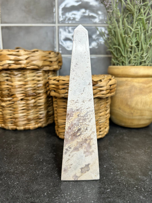 Orby Pink Amethyst Obelisk