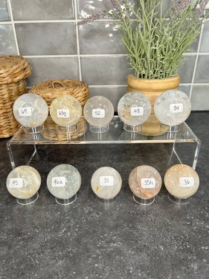 Himalayan Quartz Spheres