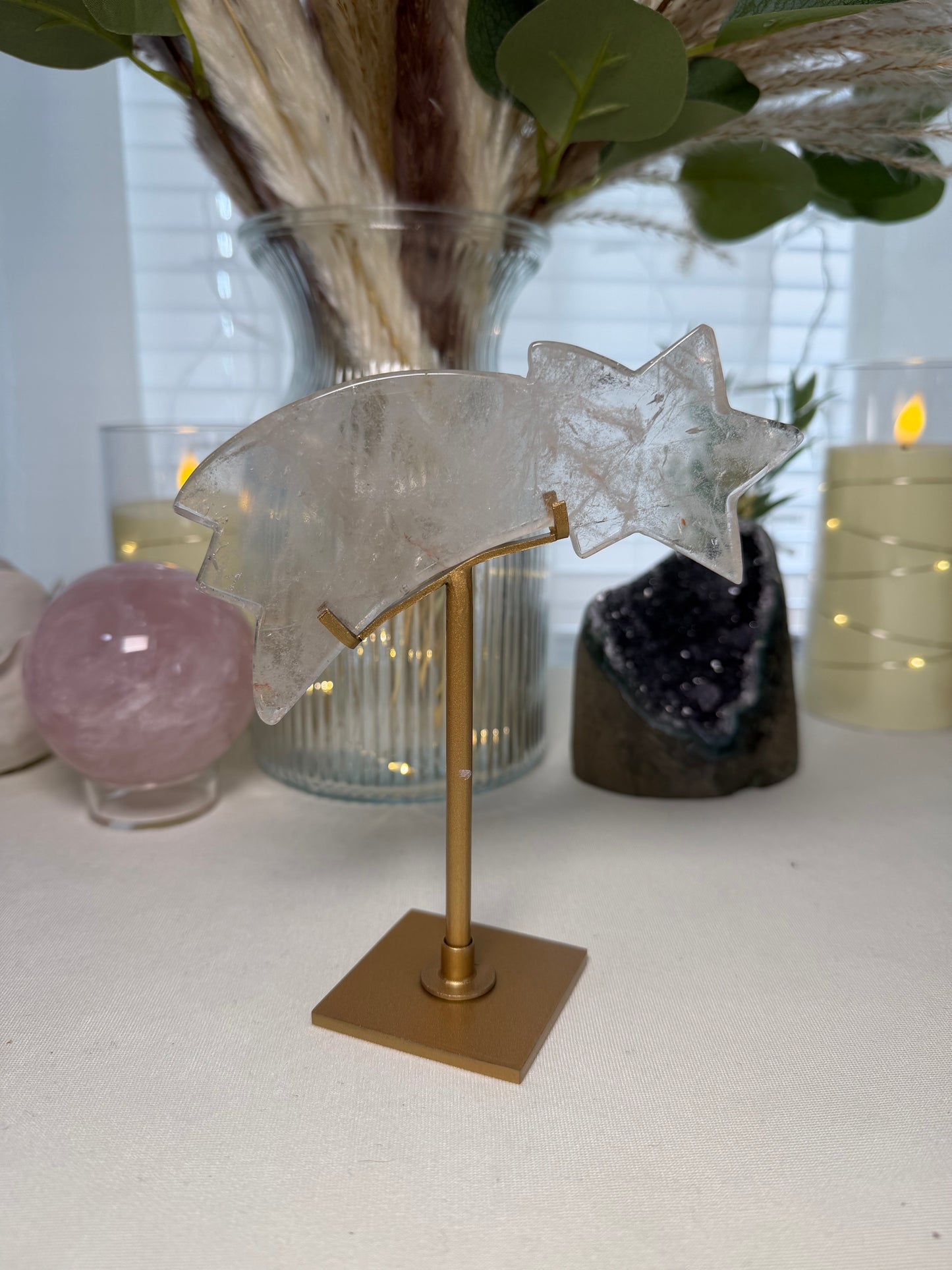 Clear Quartz Shooting Star
