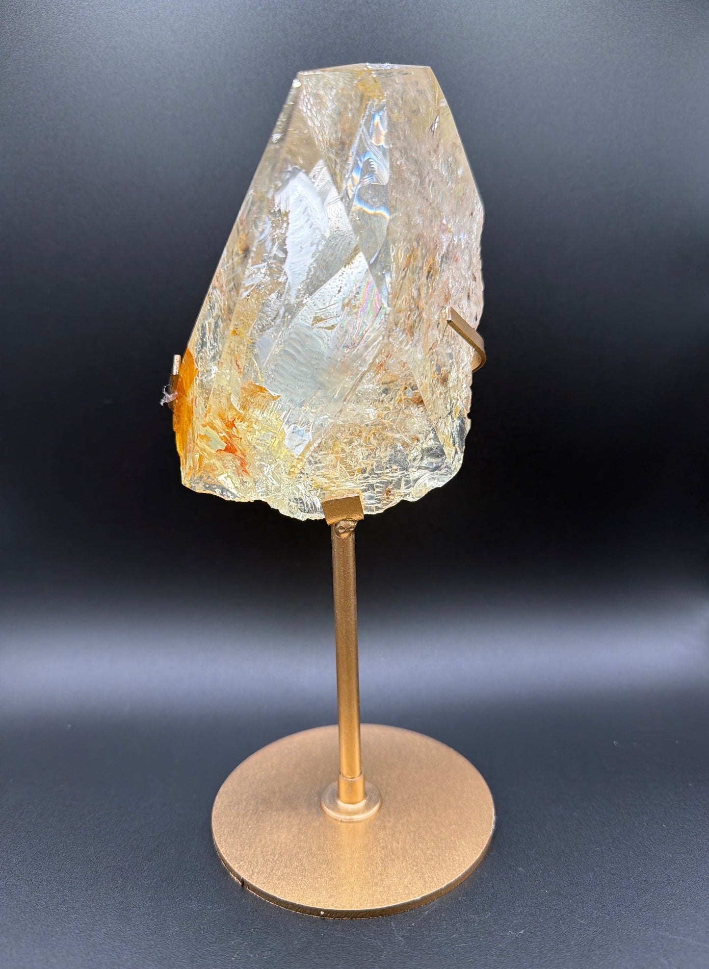 Citrine Half Polished Freeform