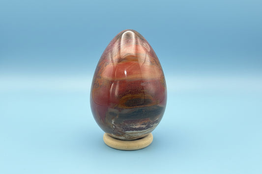 Pink Petrified Wood Egg