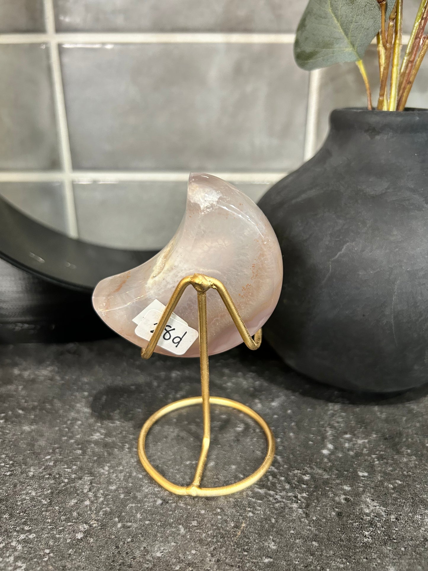 Druzy Agate Moon 28D