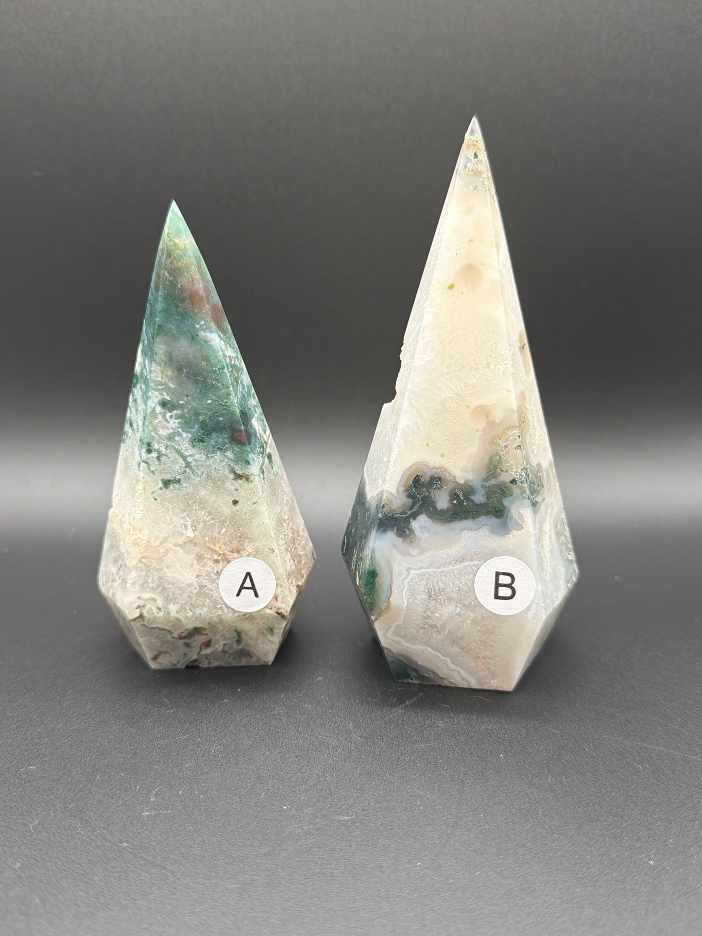 Moss Agate Diamonds