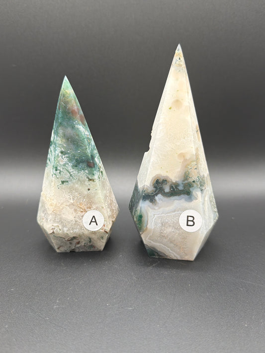 Moss Agate Diamonds