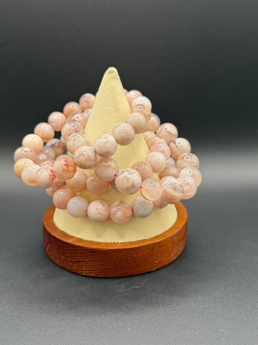 Flower Agate Bracelets
