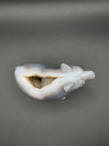 Druzy Agate Bear