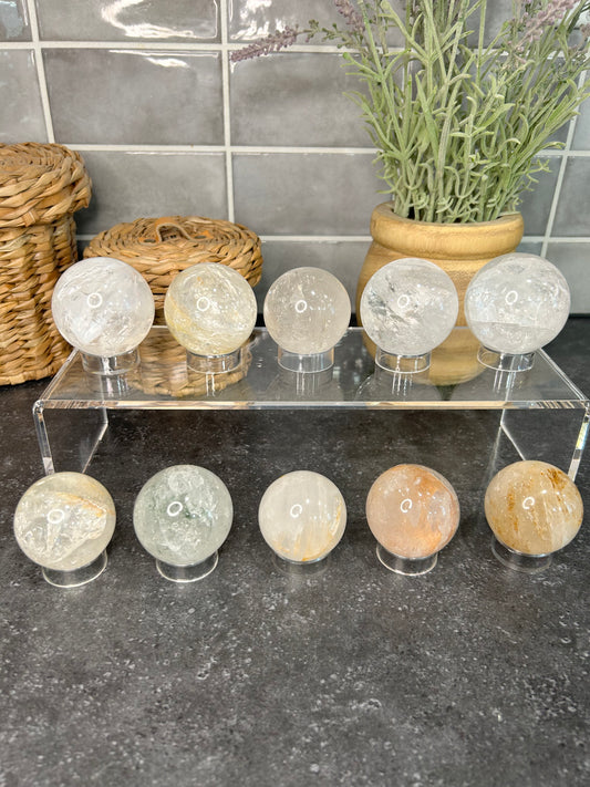 Himalayan Quartz Spheres