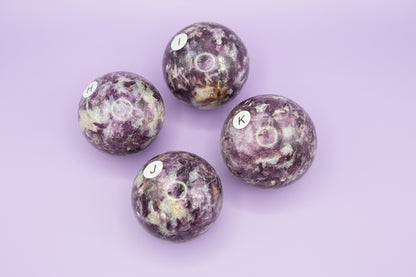 Lepidolite Spheres