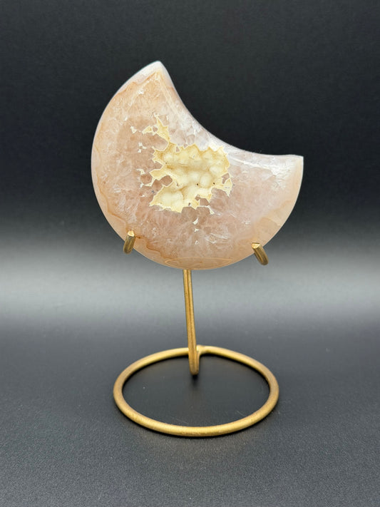 Druzy Agate Moon