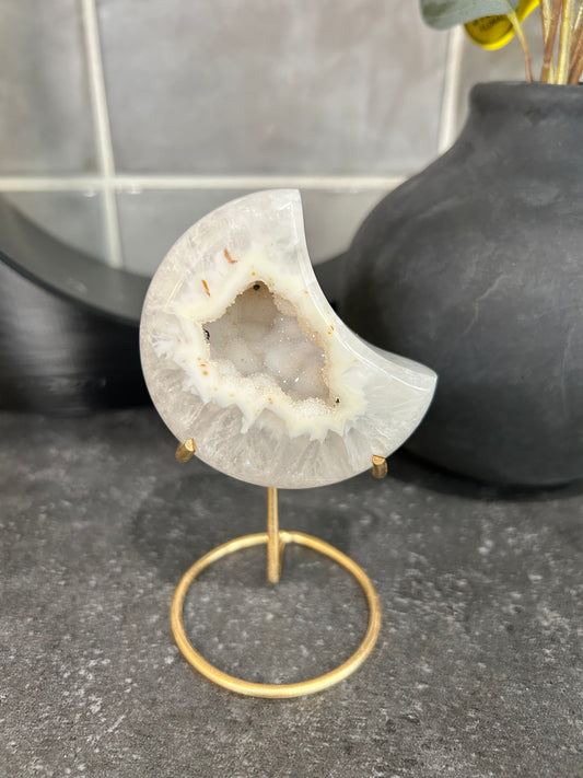 Druzy Agate Moon 29h