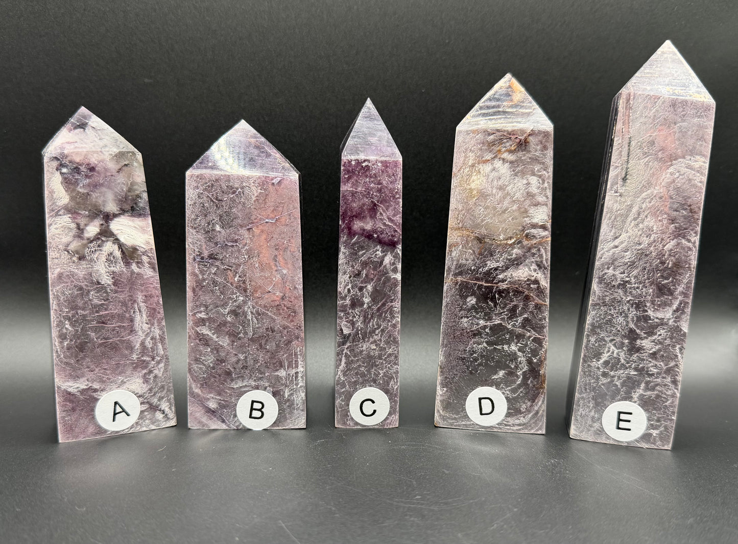 Purple Mica Towers