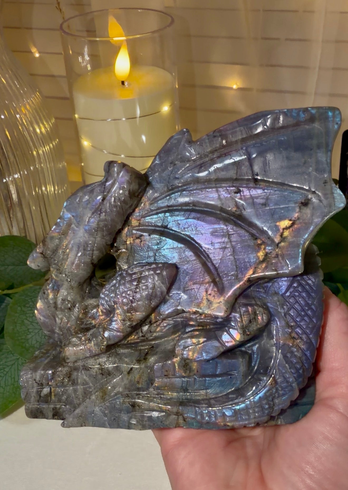Labradorite Dragon