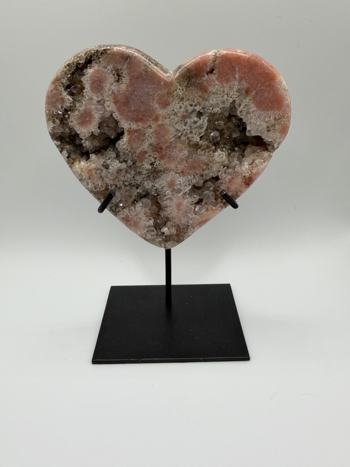 Pink Amethyst Heart
