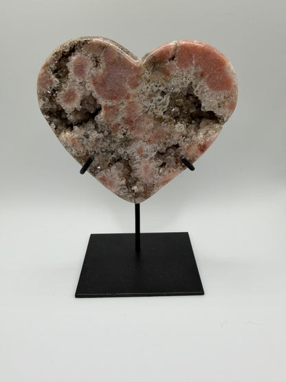 Pink Amethyst Heart